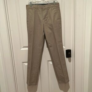 Men’s Gap chinos. 29/32 khaki inseam is still 32” (not hemmed)